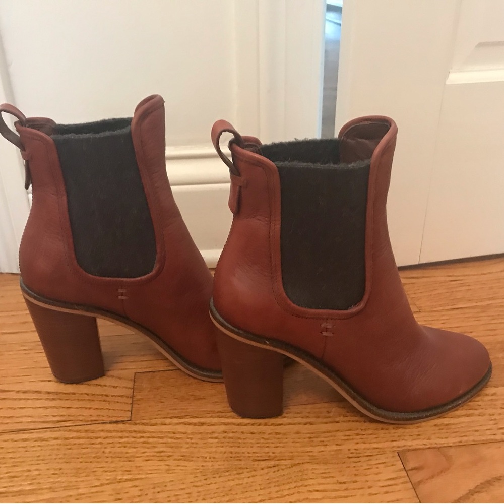 Women's Brown Leather Ankle Boots